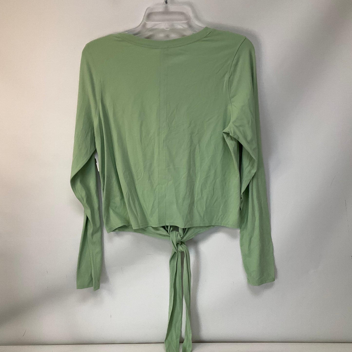 Athletic Top Long Sleeve Crewneck By Lululemon In Green, Size: 12