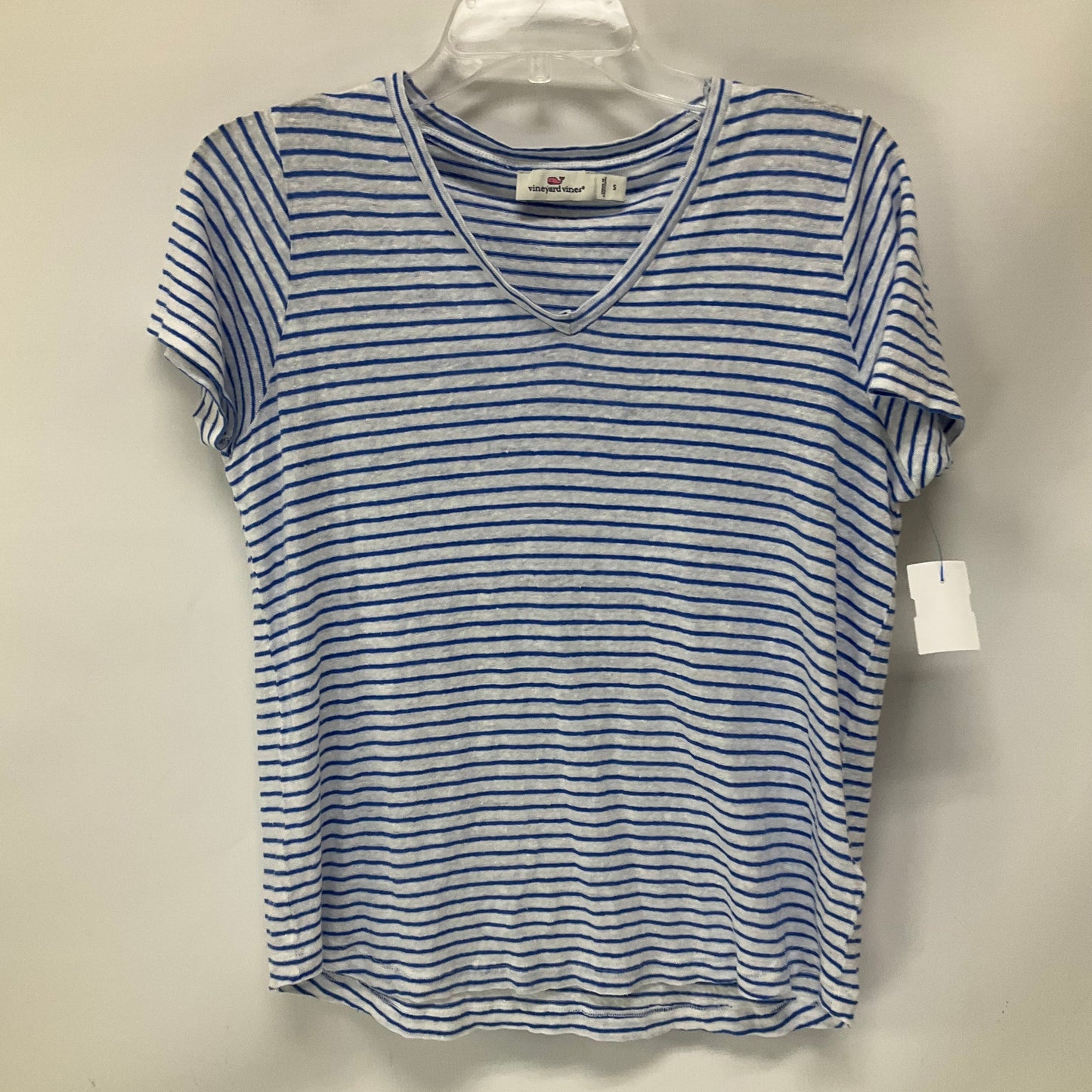 Top Short Sleeve Basic By Vineyard Vines In Striped Pattern, Size: S