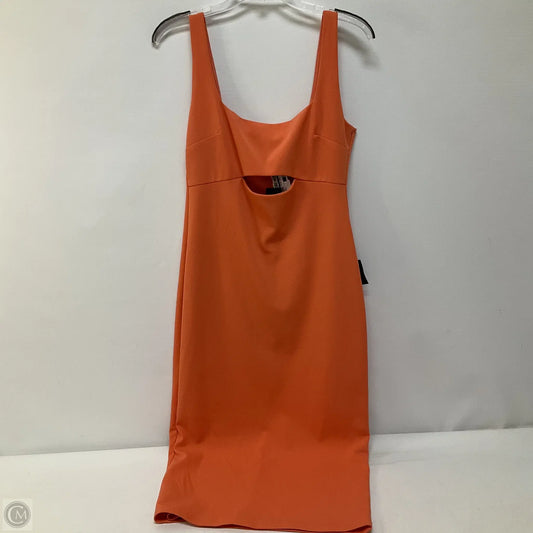 Dress Casual Midi By Lulus In Orange, Size: L