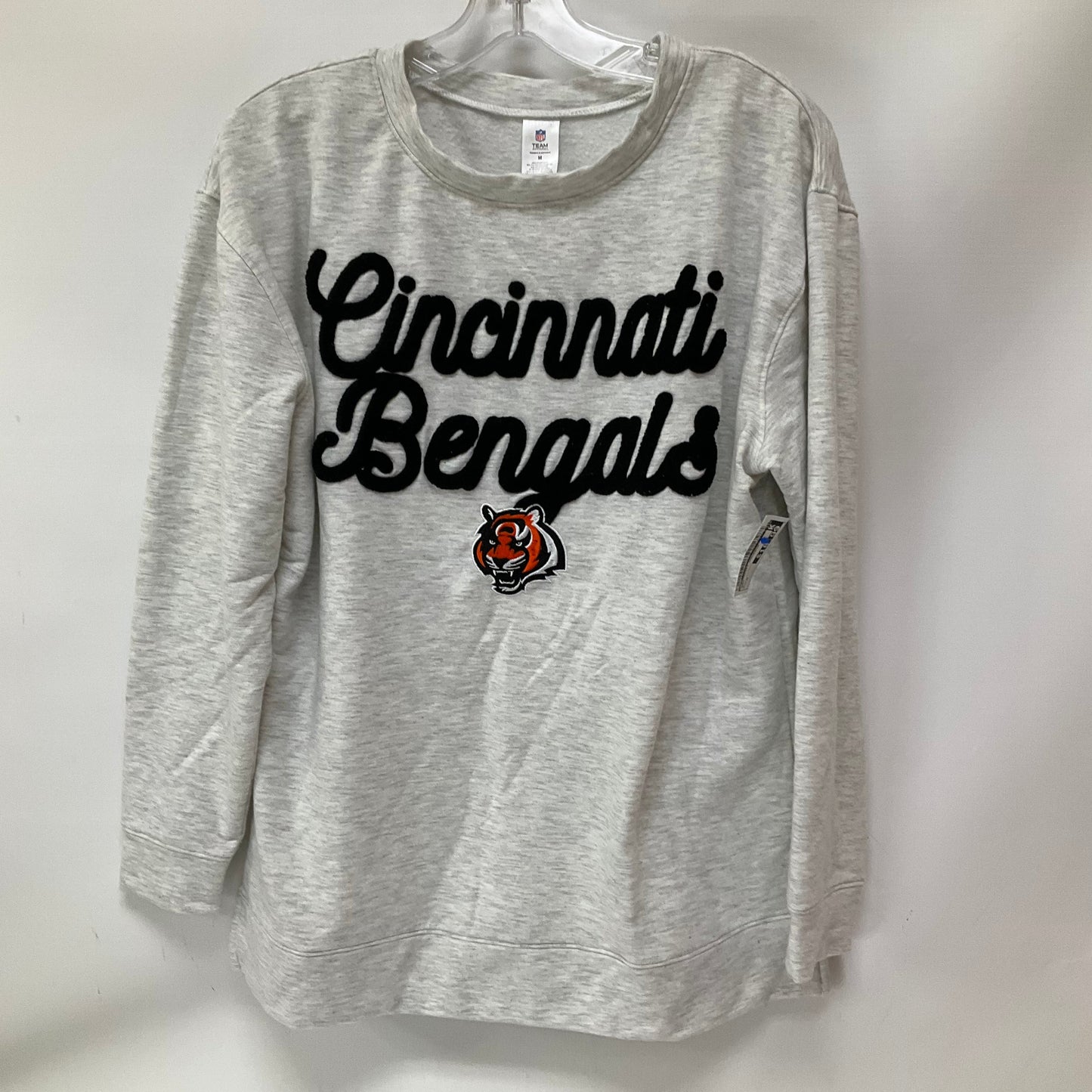 Sweatshirt Crewneck By Nfl In Grey, Size: M