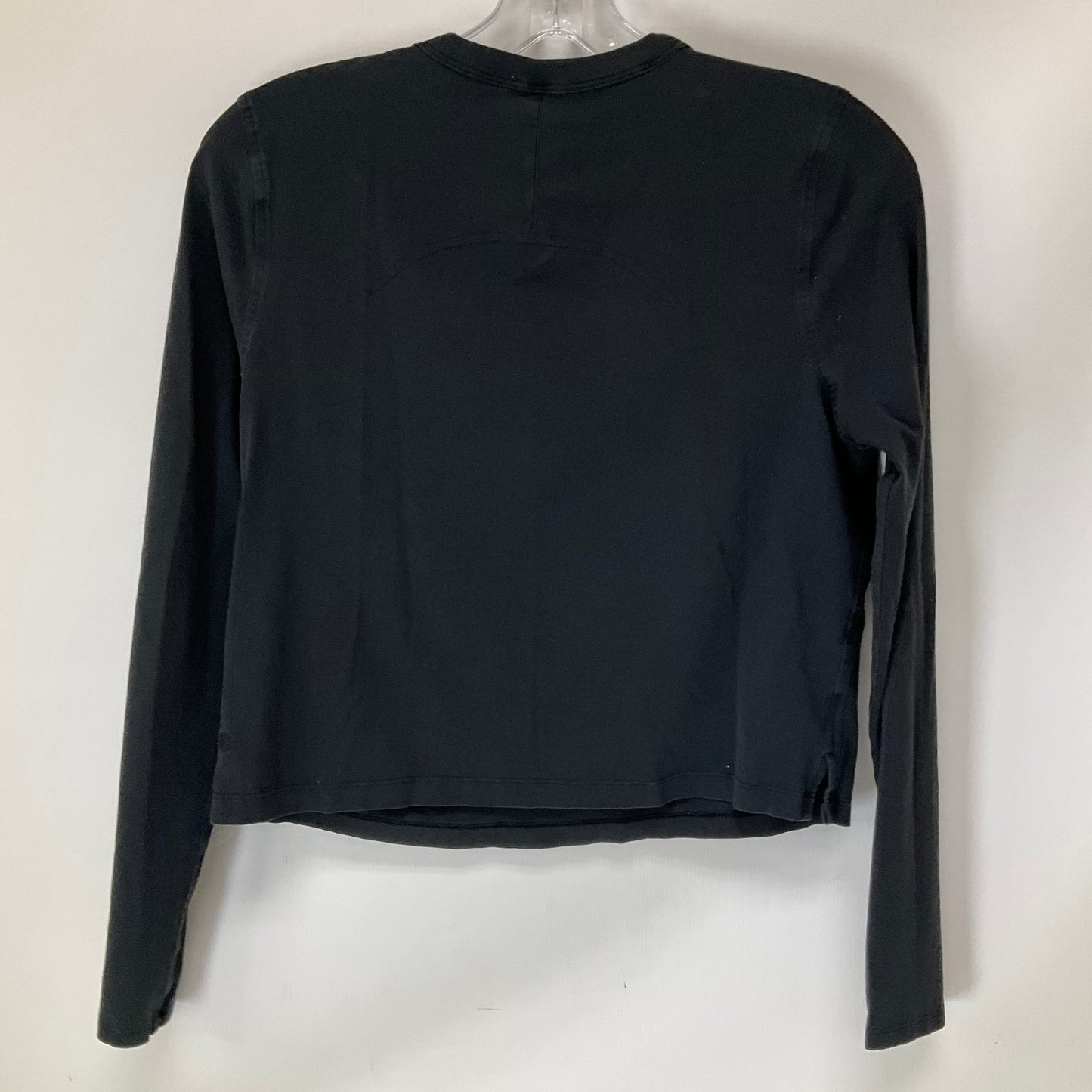 Athletic Top Long Sleeve Crewneck By Lululemon In Black, Size: 6