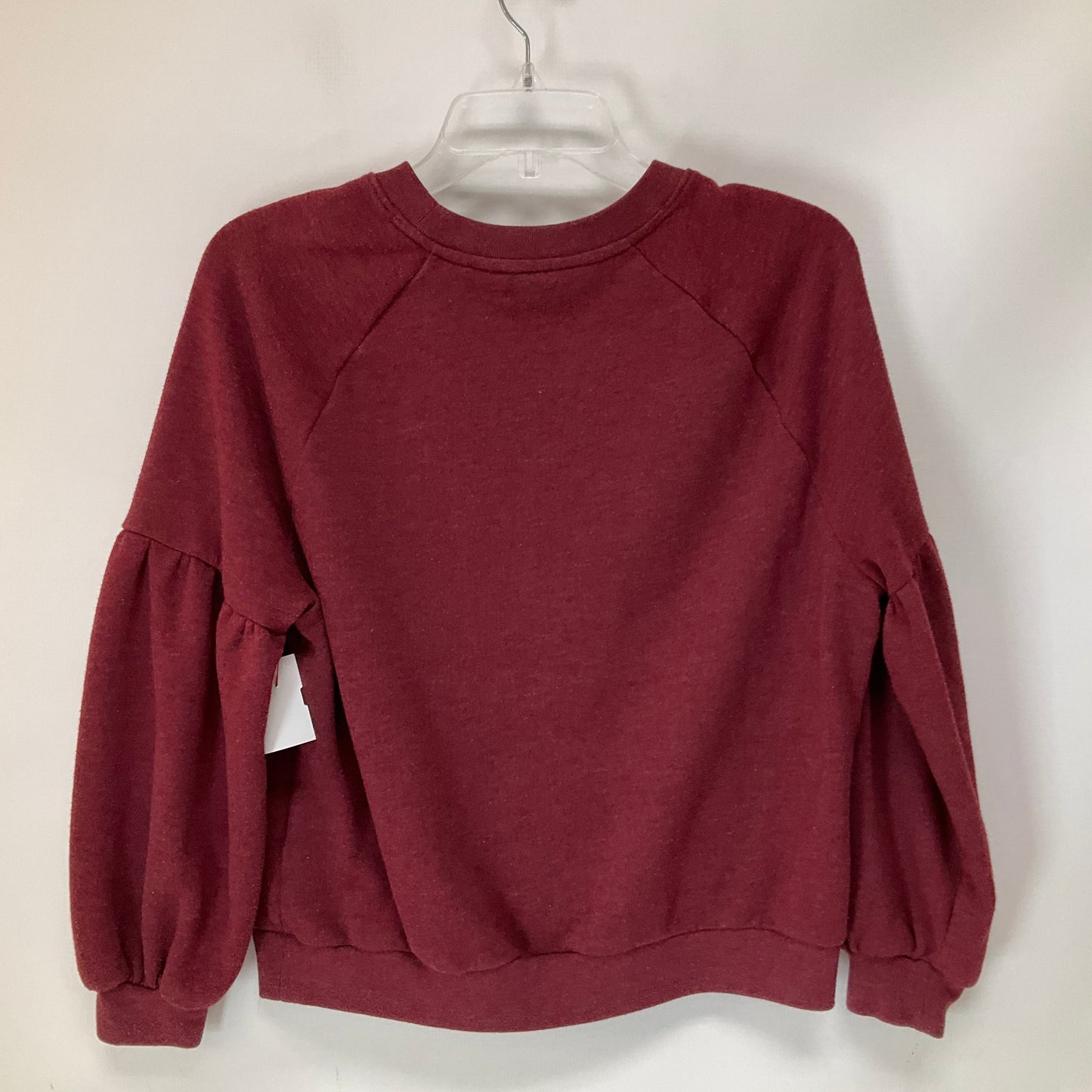 Sweatshirt Crewneck By Aerie In Maroon, Size: S