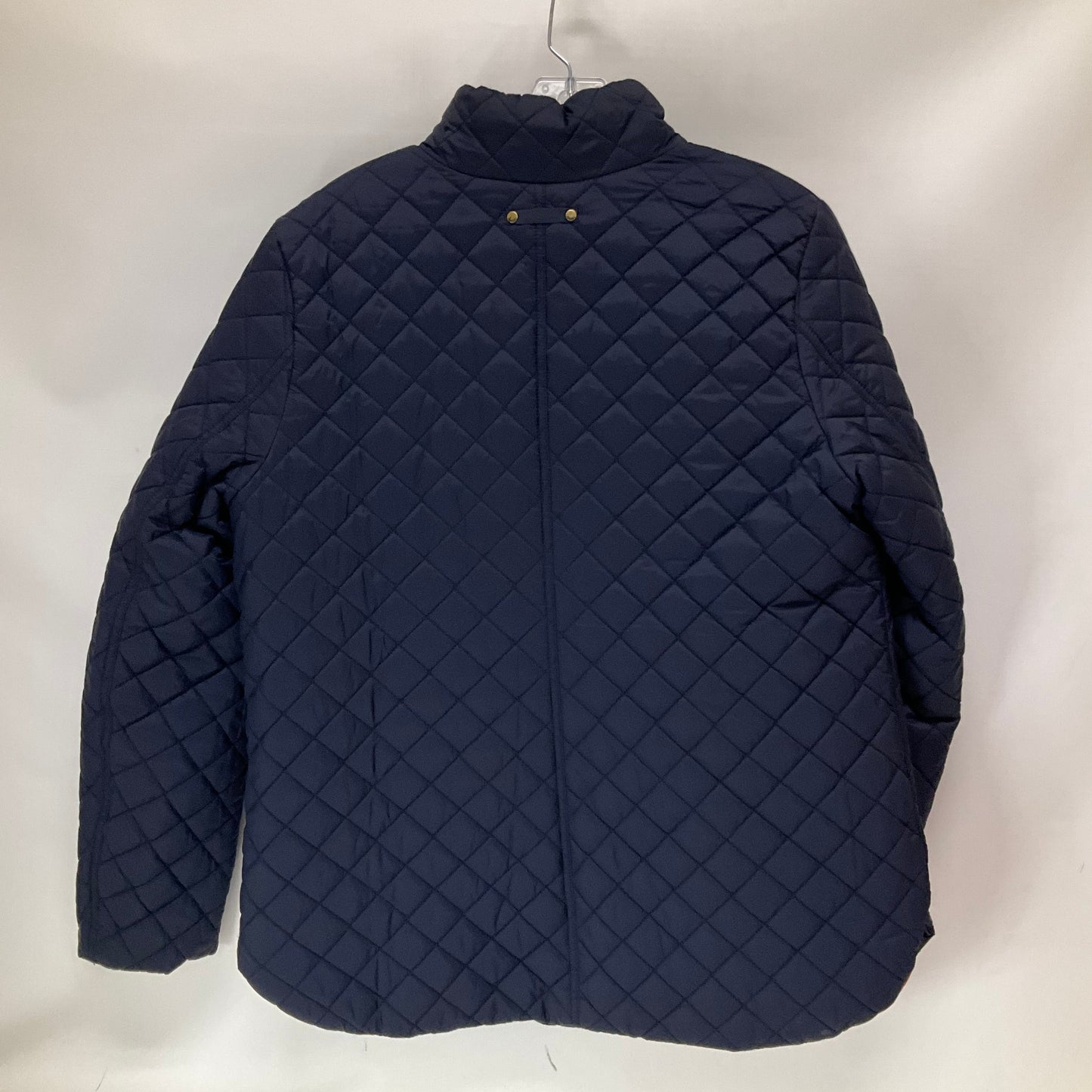 Jacket Puffer & Quilted By Joules In Navy, Size: 12