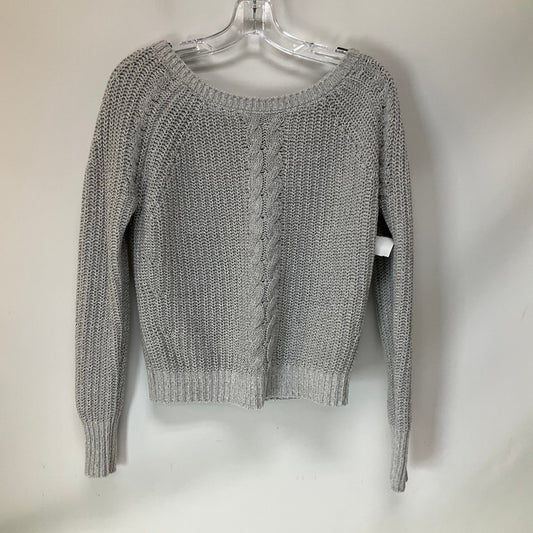 Sweater By Abercrombie And Fitch In Silver, Size: S