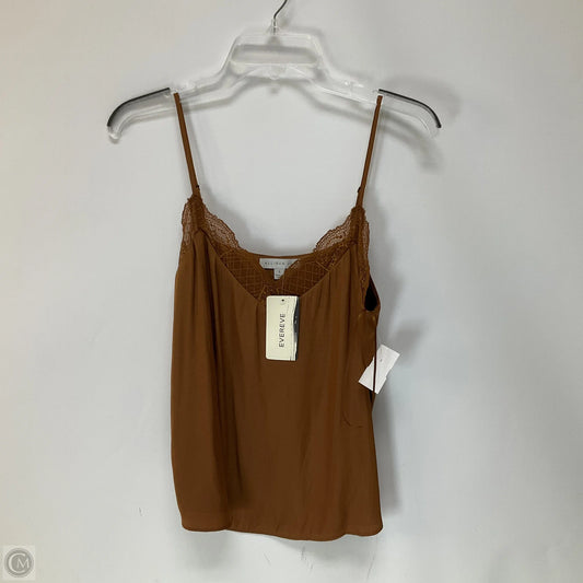 Top Sleeveless By Allison Joy In Brown, Size: S