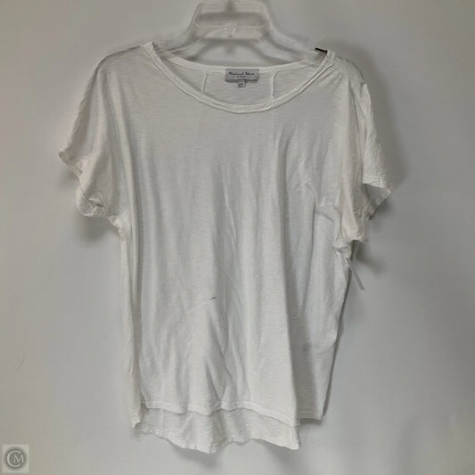 Top Short Sleeve Basic By Michael Stars In White, Size: Xs