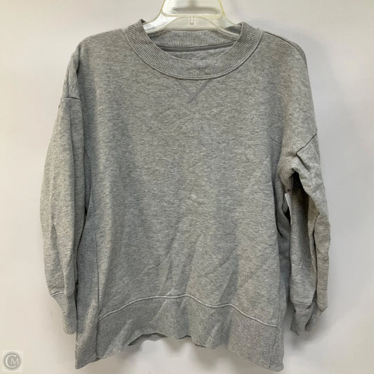 Sweatshirt Crewneck By Aerie In Grey, Size: Xs