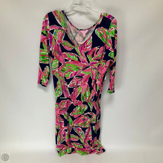 Dress Designer By Lilly Pulitzer In Tropical Print, Size: S