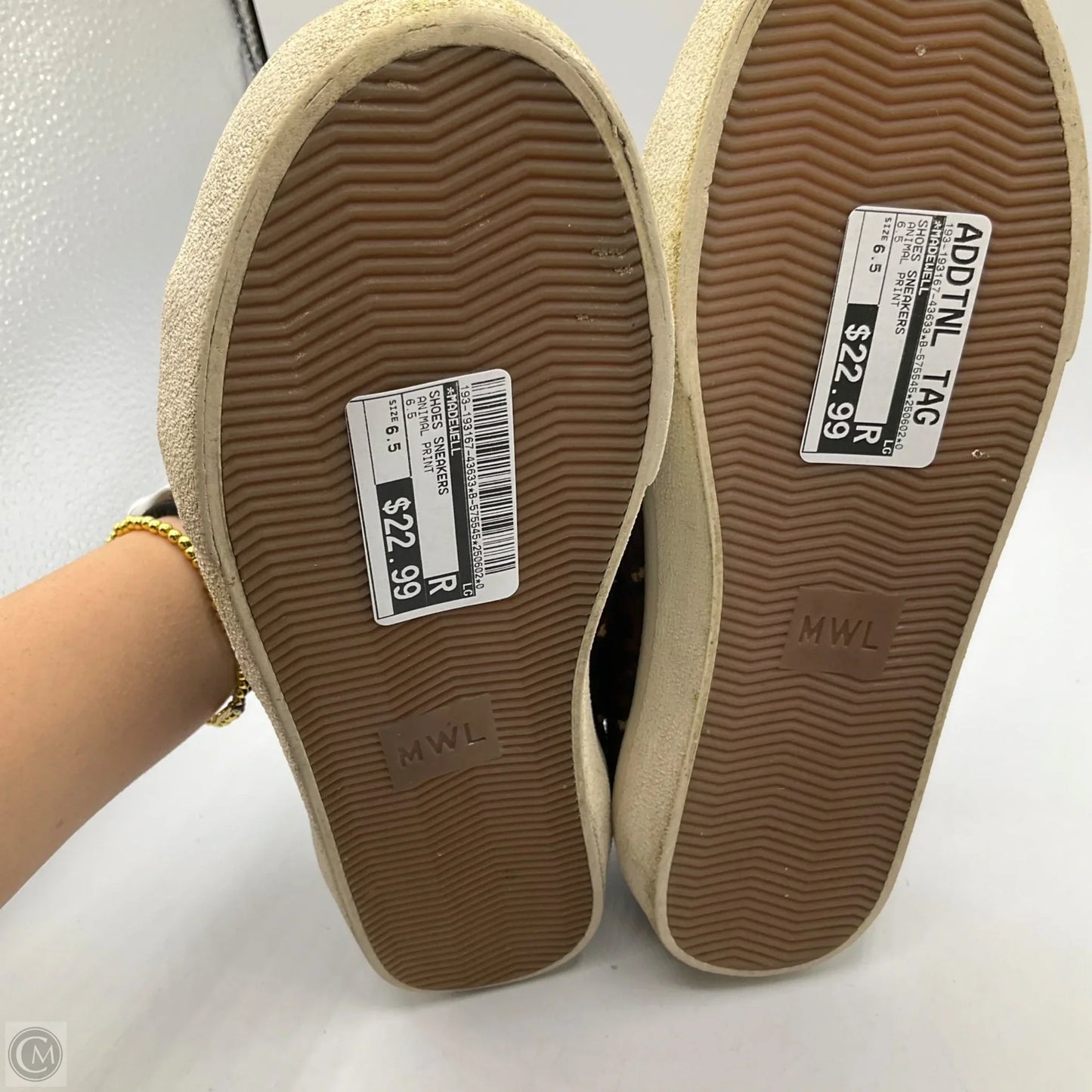 Shoes Sneakers By Madewell In Animal Print, Size: 6.5