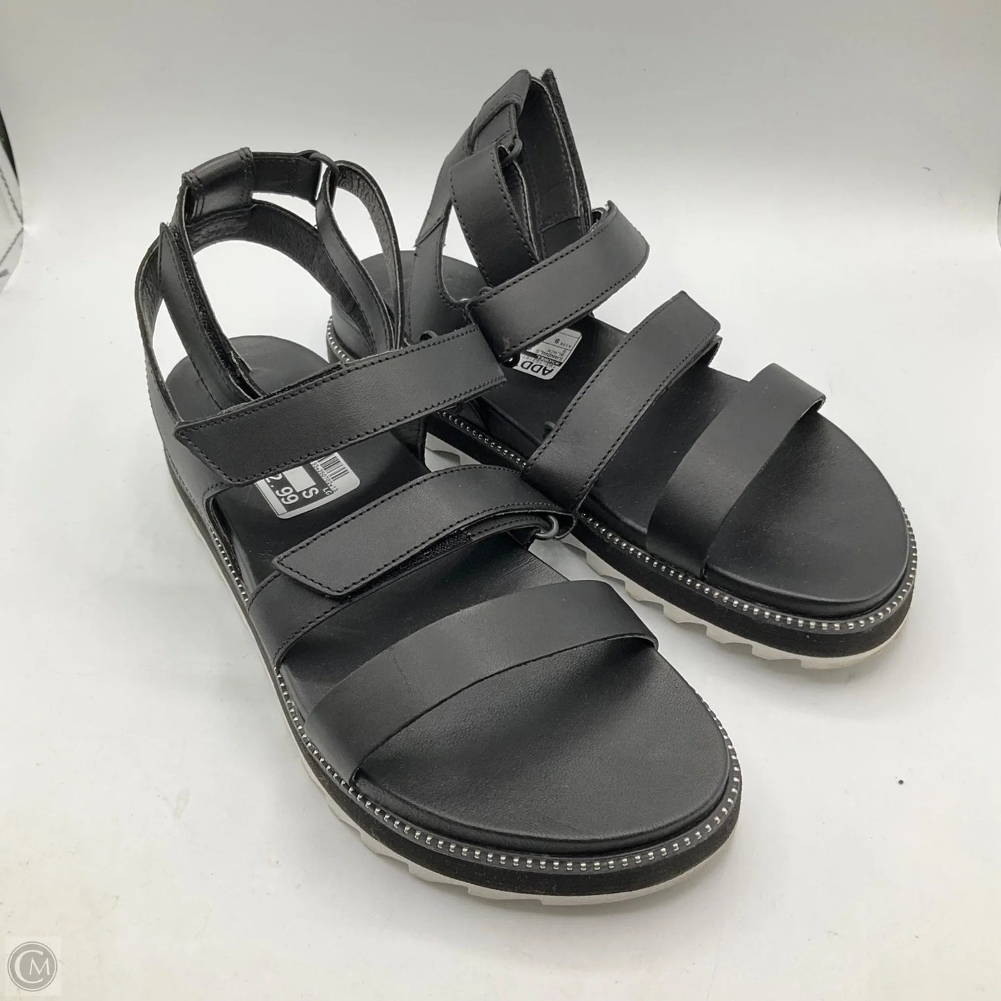 Sandals Flats By Sorel In Black, Size: 9