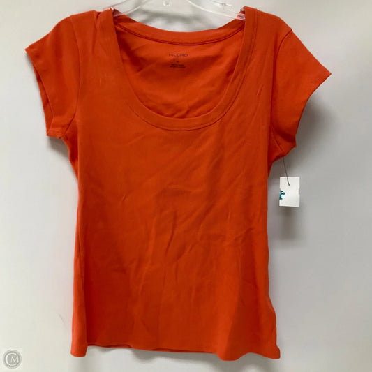 Top Short Sleeve By Pilcro In Orange, Size: Xl