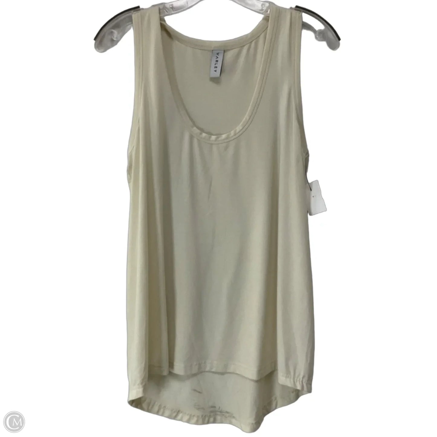Athletic Tank Top By Varley In Cream, Size: S