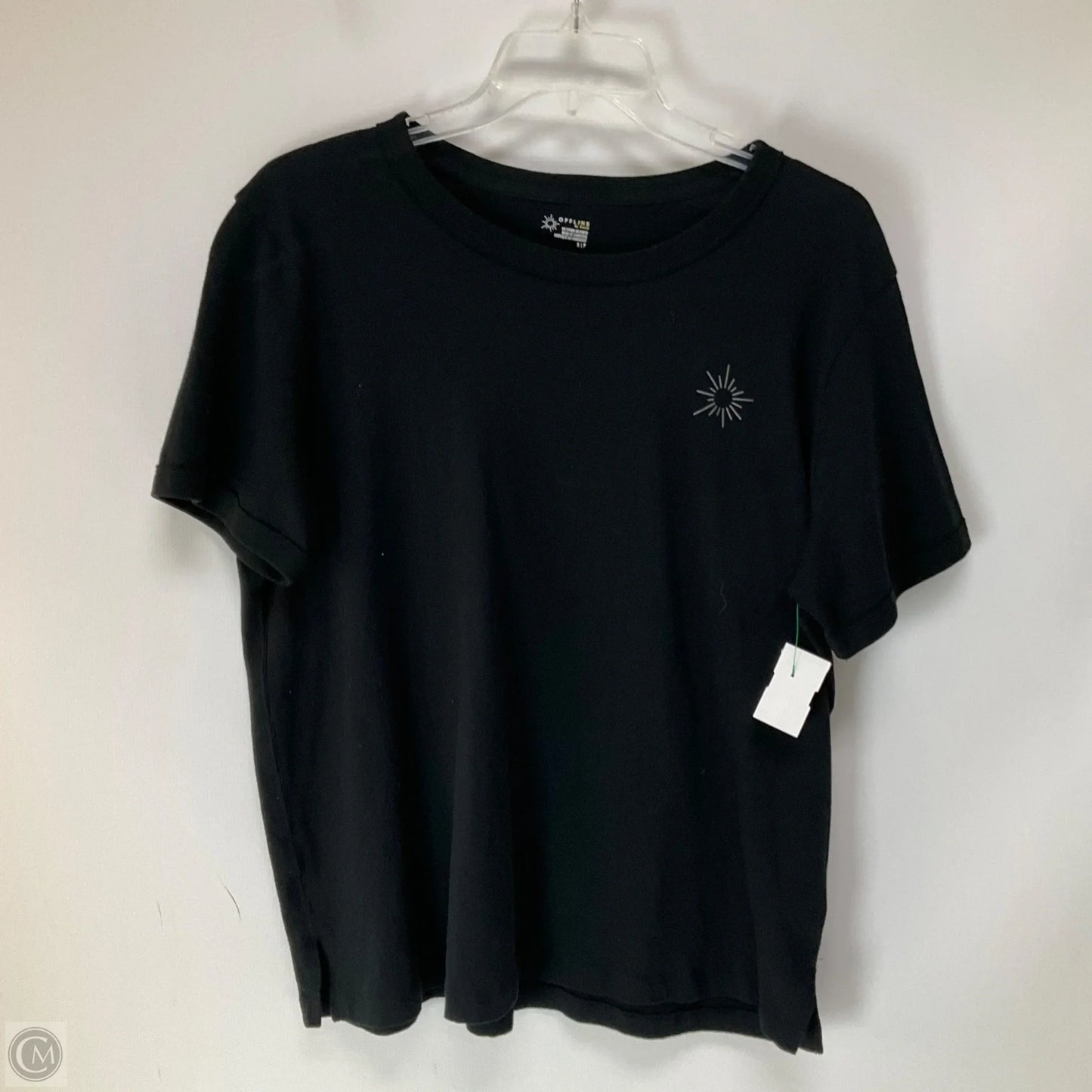 Top Short Sleeve Basic By Aerie In Black, Size: S