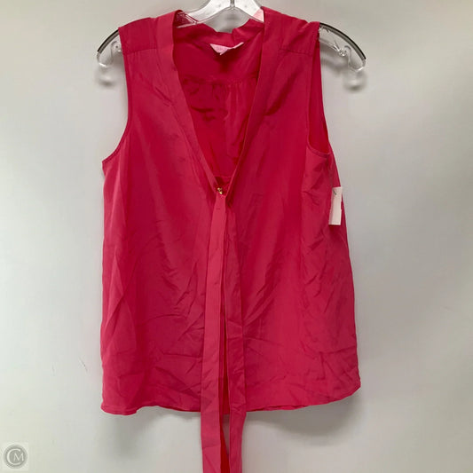 Top Sleeveless Designer By Lilly Pulitzer In Pink, Size: M