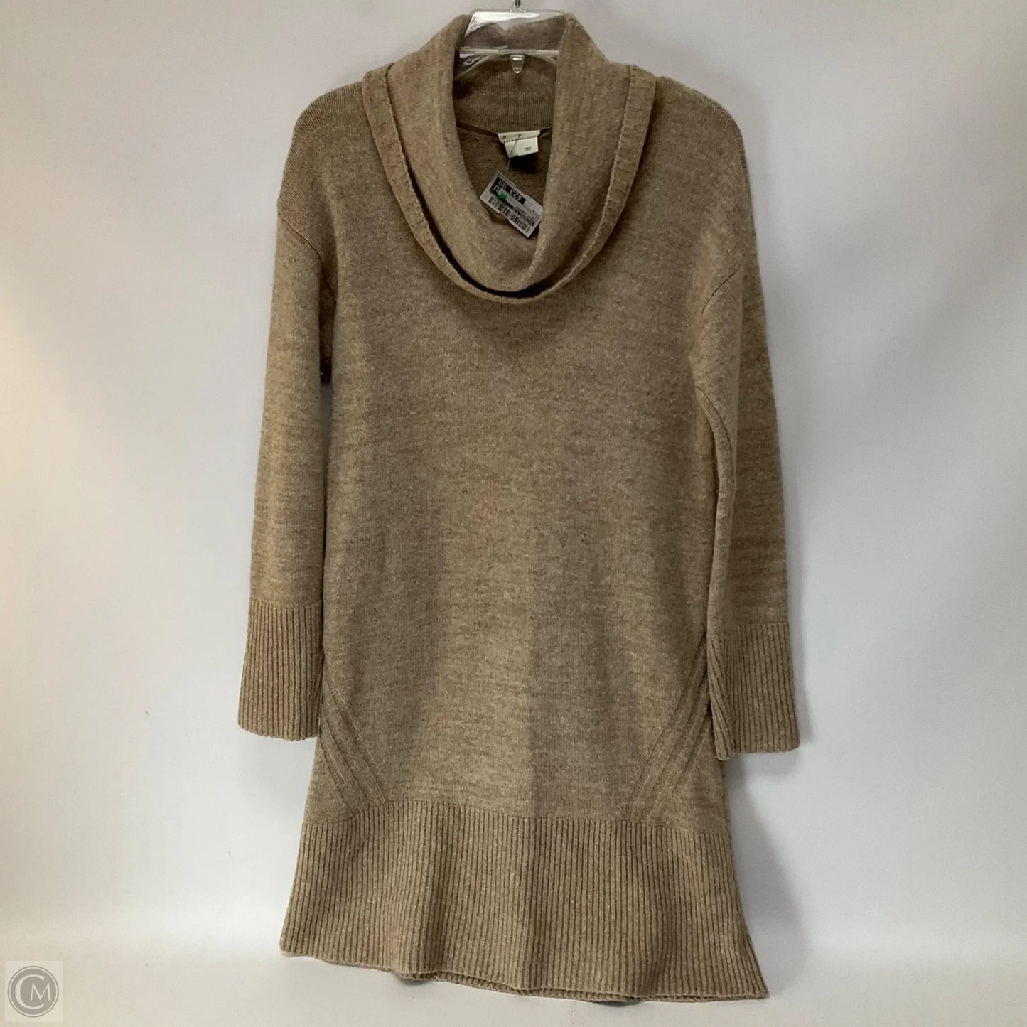 Dress Sweater By Anthropologie In Tan, Size: S