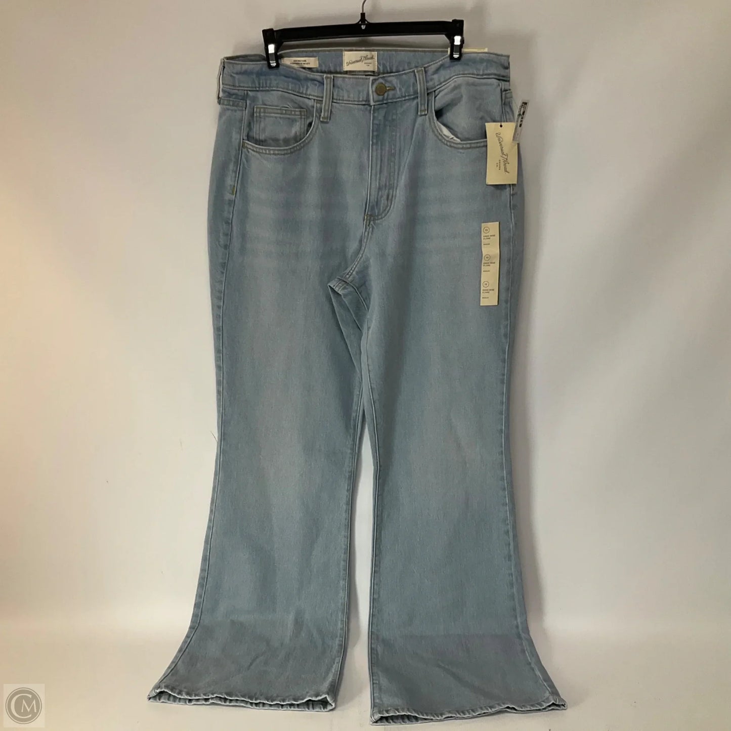 Jeans Flared By Universal Thread In Blue Denim, Size: 12