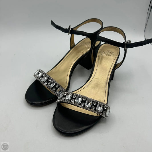 Shoes Heels Block By Badgley Mischka In Black, Size: 6