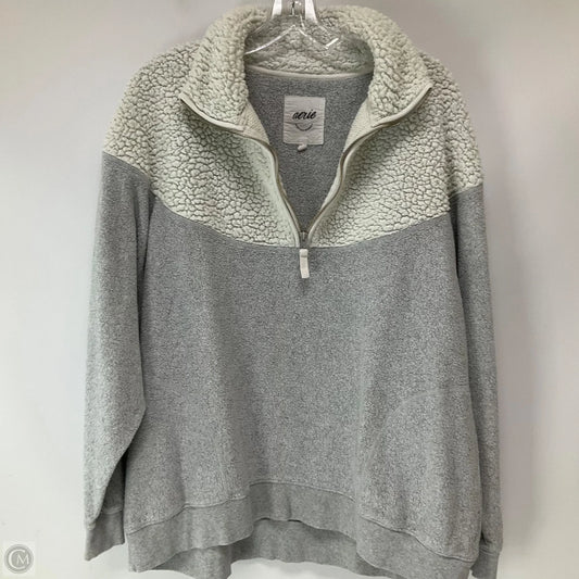 Sweatshirt Collar By Aerie In Grey, Size: M
