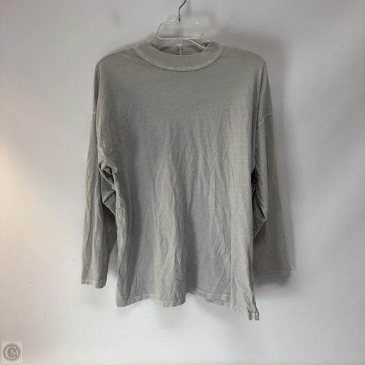 Top Long Sleeve By We The Free In Grey, Size: S