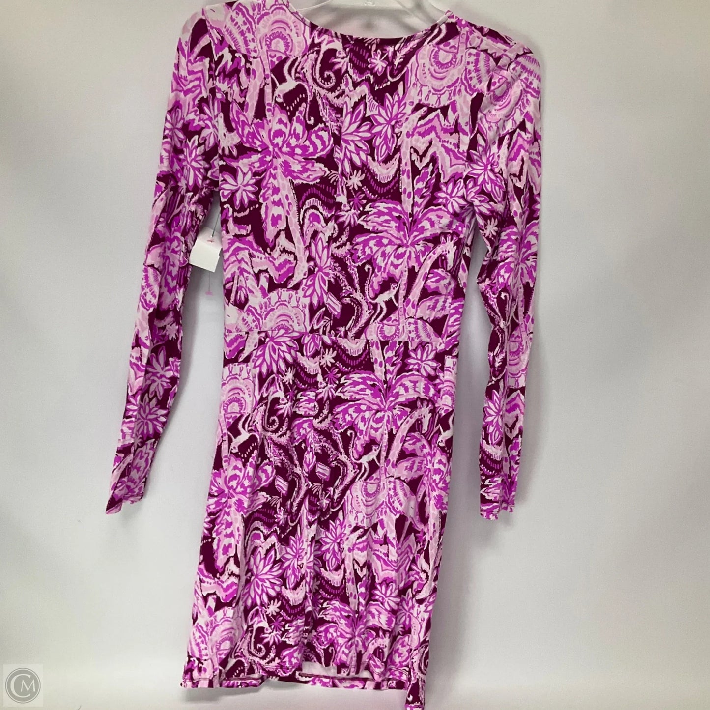 Dress Designer By Lilly Pulitzer In Tropical Print, Size: Xs