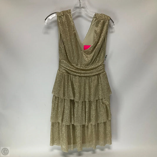 Dress Designer By Lilly Pulitzer In Gold, Size: Xs