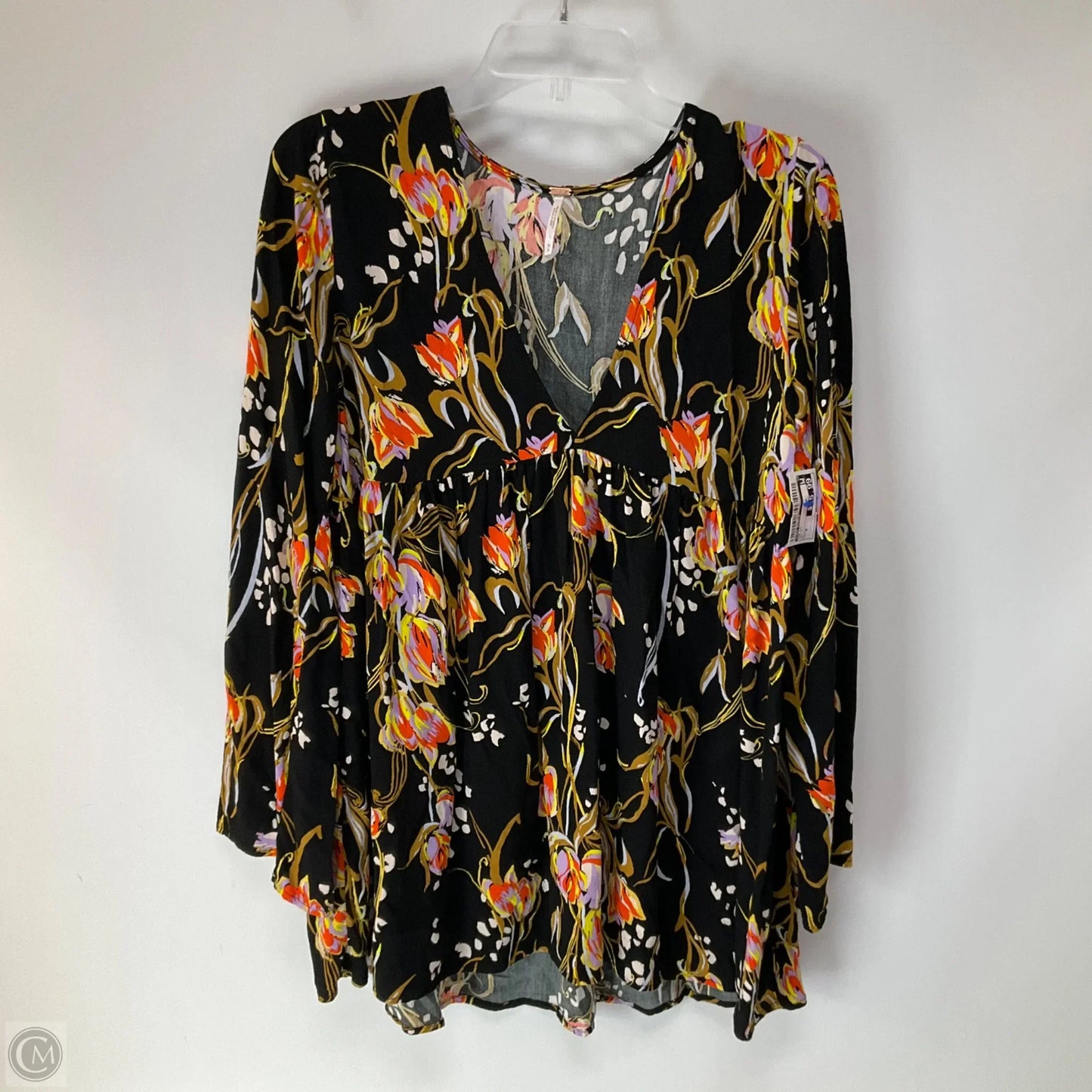 Top Long Sleeve By Free People In Multi-colored, Size: M