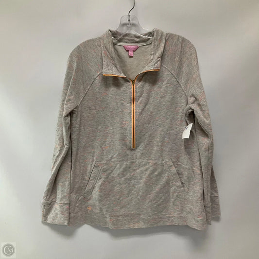 Top Long Sleeve Designer By Lilly Pulitzer In Grey, Size: L