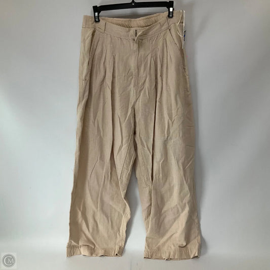 Pants Linen By Free People In Beige, Size: 2
