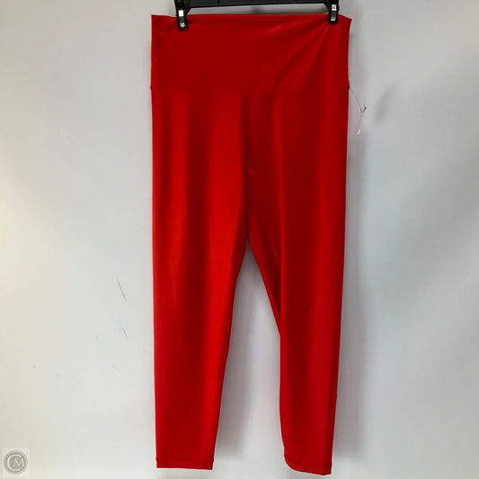 Athletic Leggings By Aerie In Red, Size: L