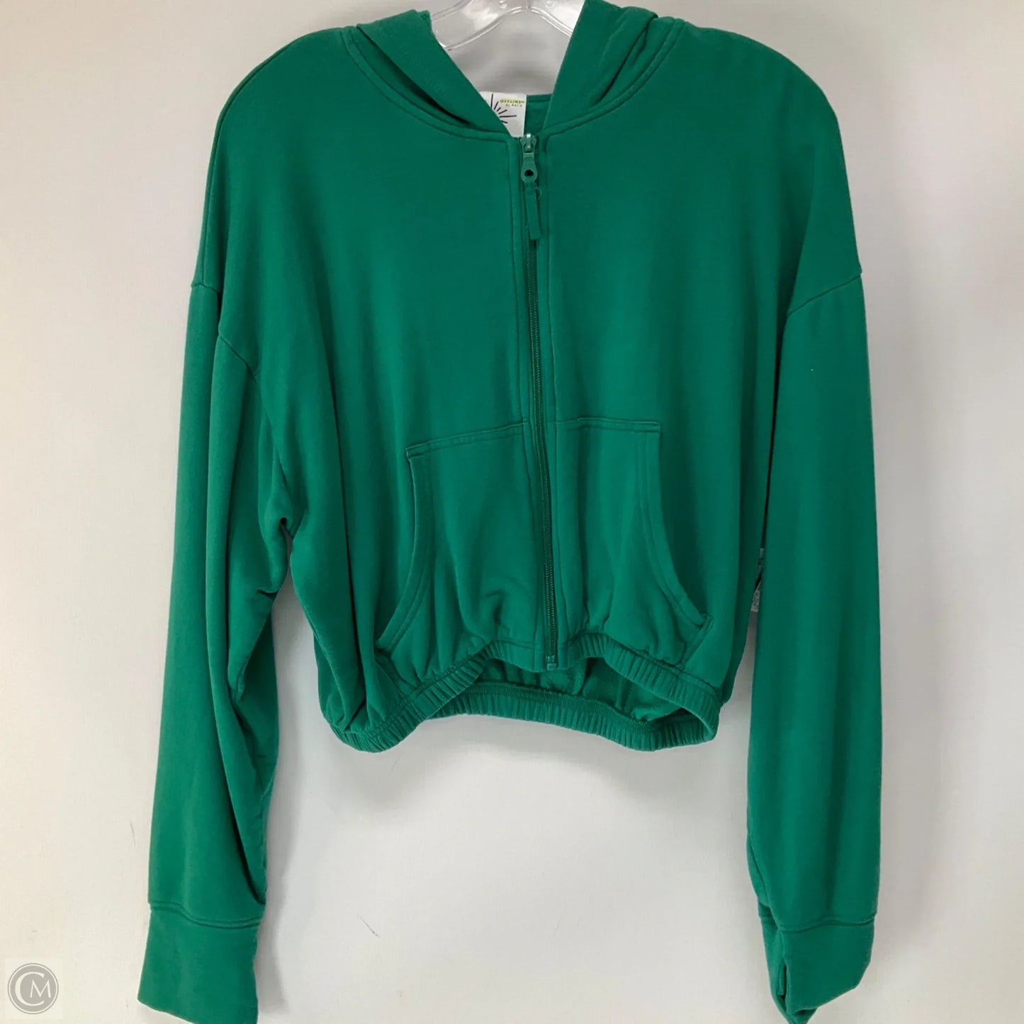 Athletic Jacket By Aerie In Green, Size: M