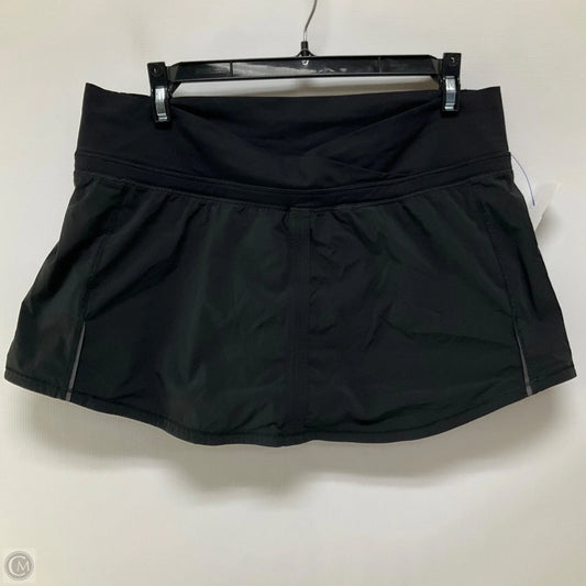 Athletic Skort By Lululemon In Black, Size: 8