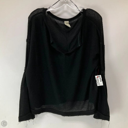 Top Long Sleeve By We The Free In Black, Size: S