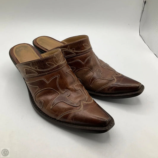 Shoes Heels Block By Durango In Brown, Size: 8