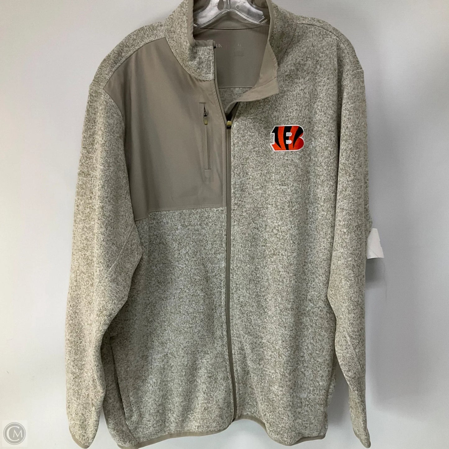 Athletic Jacket By Antigua In Beige, Size: Xl