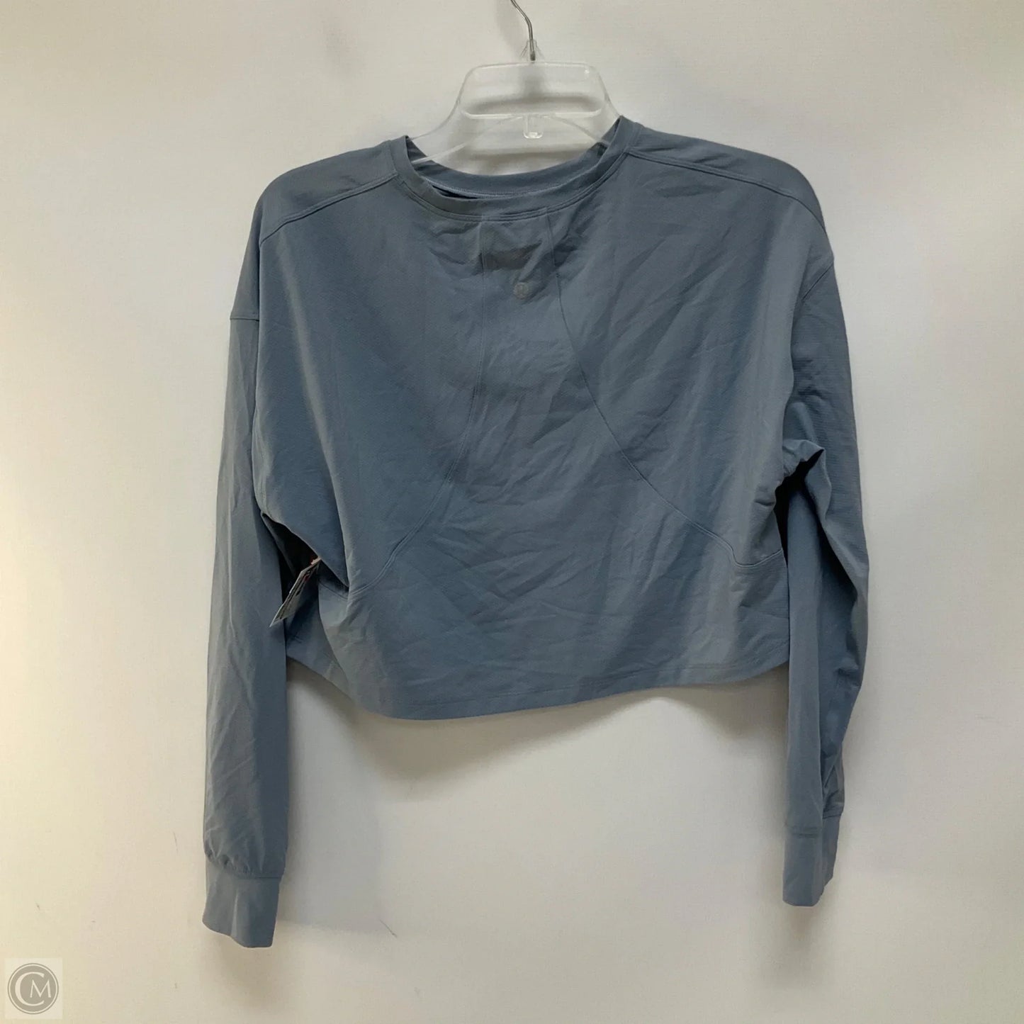 Athletic Top Long Sleeve Crewneck By Lululemon In Blue, Size: 6