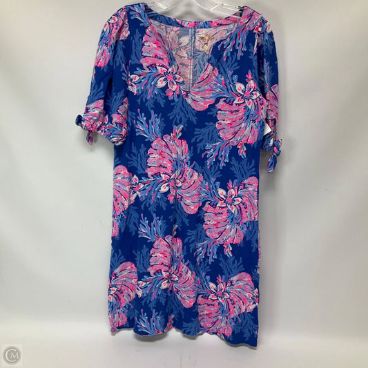 Dress Designer By Lilly Pulitzer In Blue & Pink, Size: S