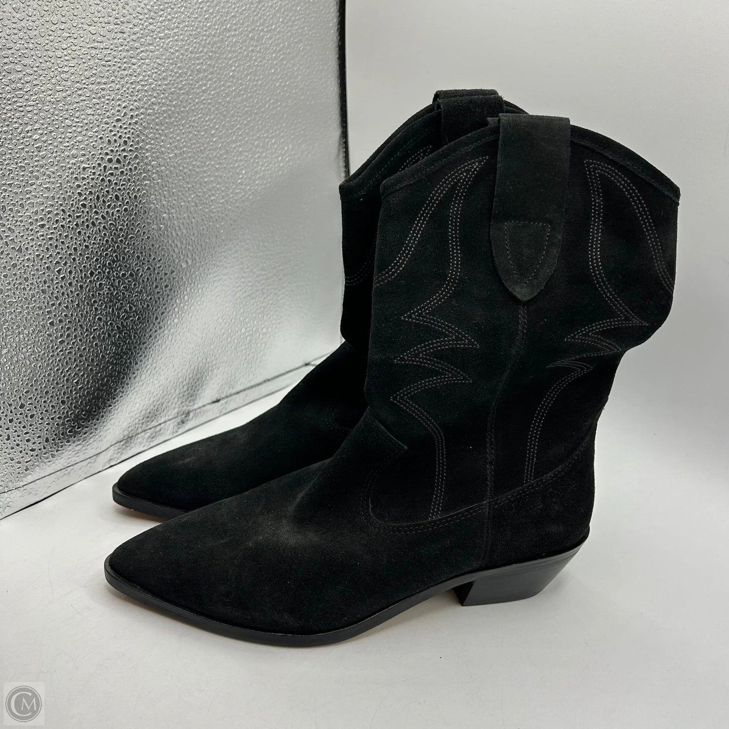 Boots Designer By Rebecca Minkoff In Black, Size: 7