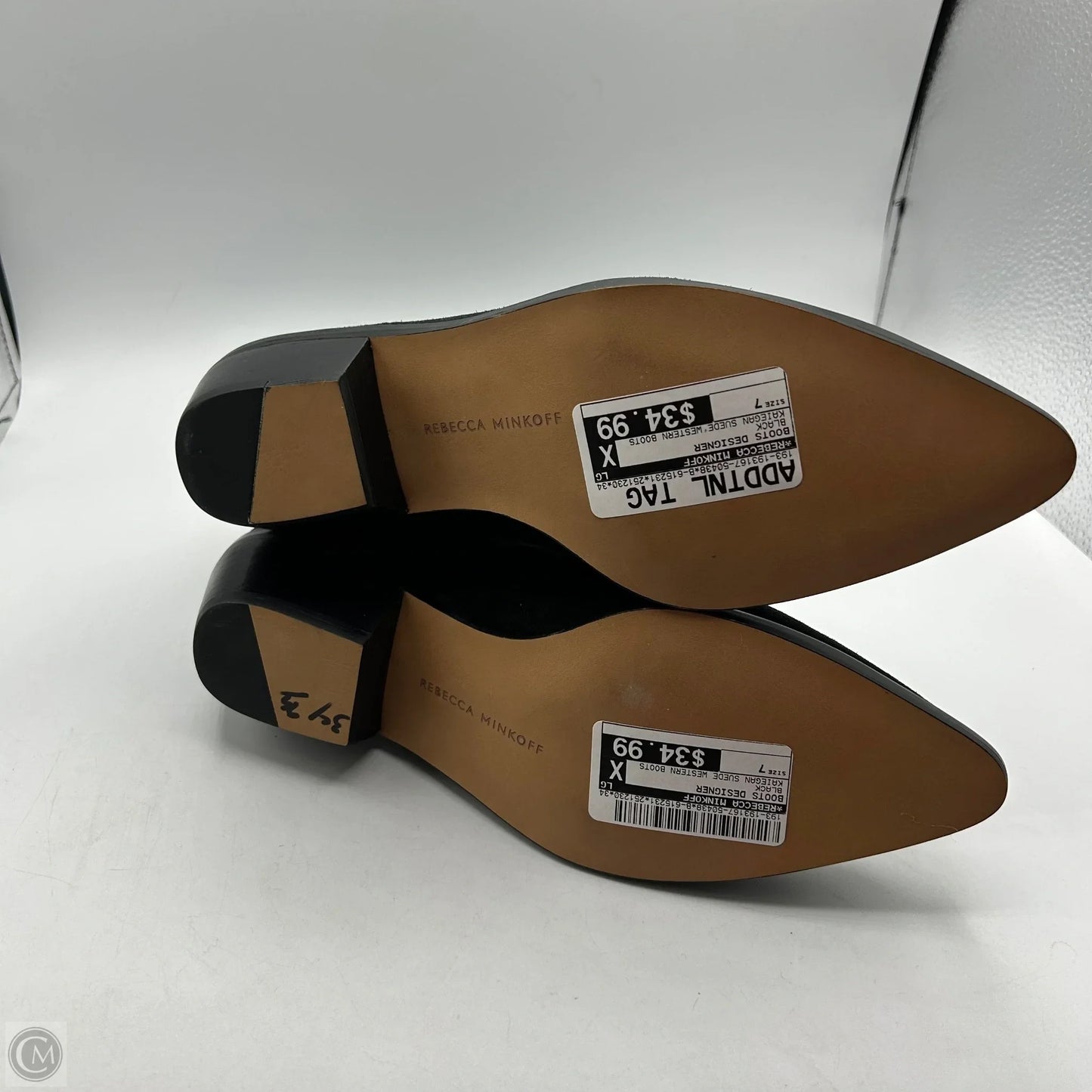 Boots Designer By Rebecca Minkoff In Black, Size: 7