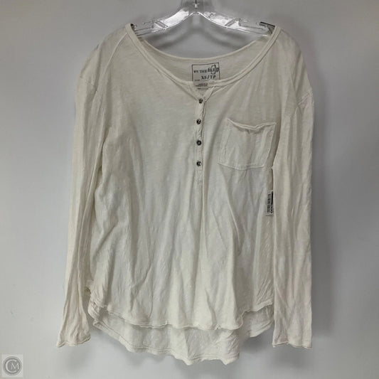 Top Long Sleeve By We The Free In White, Size: Xs