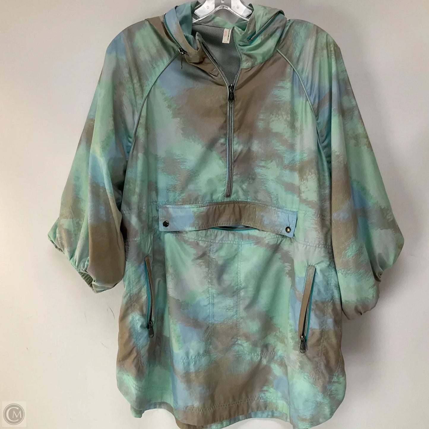 Athletic Jacket By Free People In Tie Dye Print, Size: M
