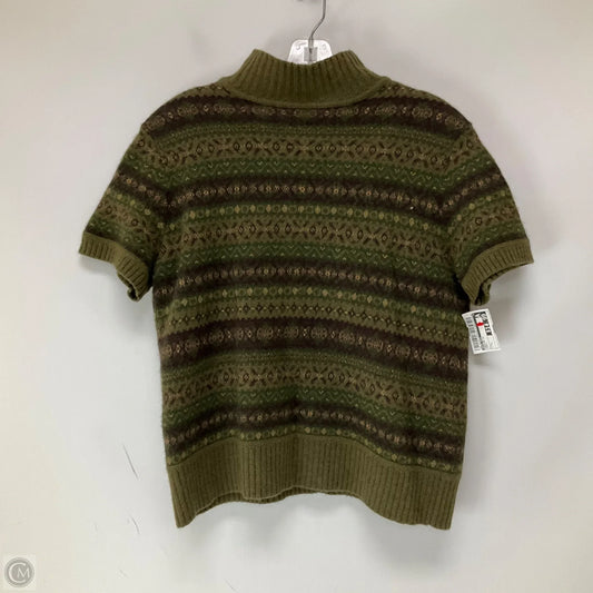 Sweater Short Sleeve By Kate Hill In Green, Size: L