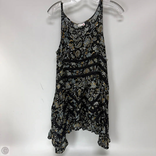 Top Sleeveless By Free People In Floral Print, Size: S