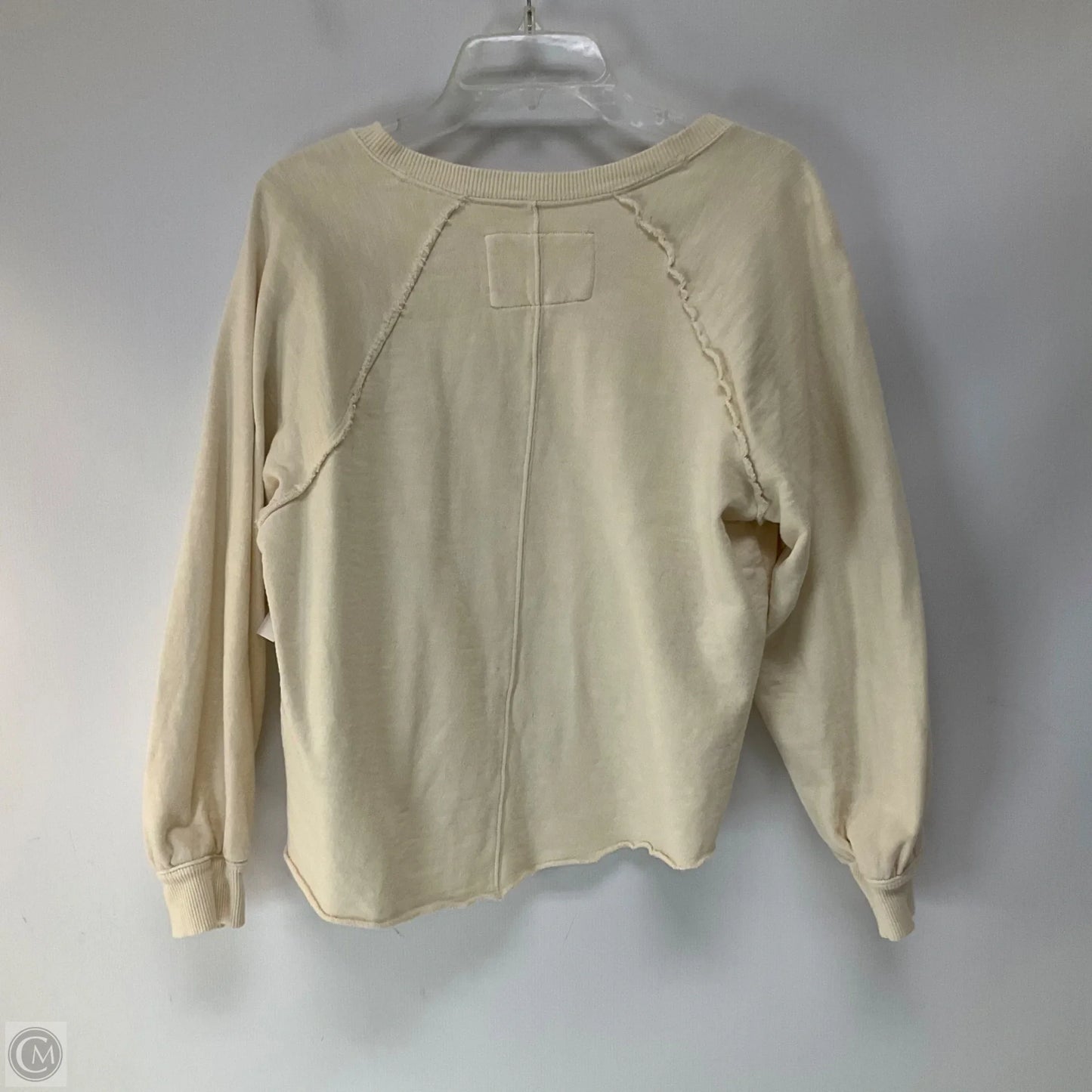 Top Long Sleeve By Pilcro In Cream, Size: Xs