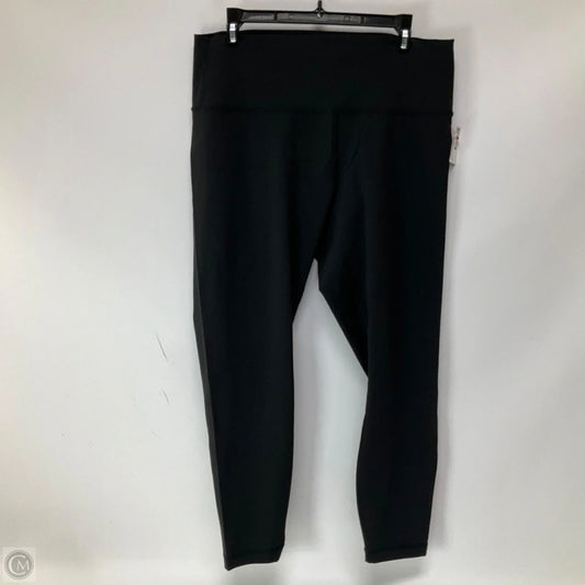 Athletic Leggings By Lululemon In Black, Size: 14