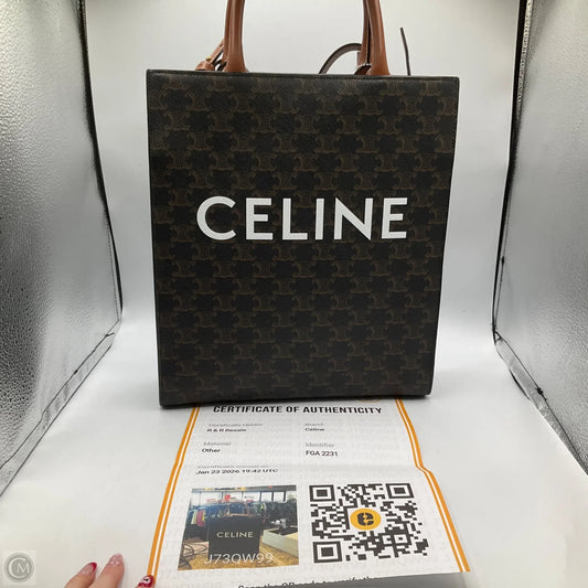 Tote Luxury Designer By Celine, Size: Medium