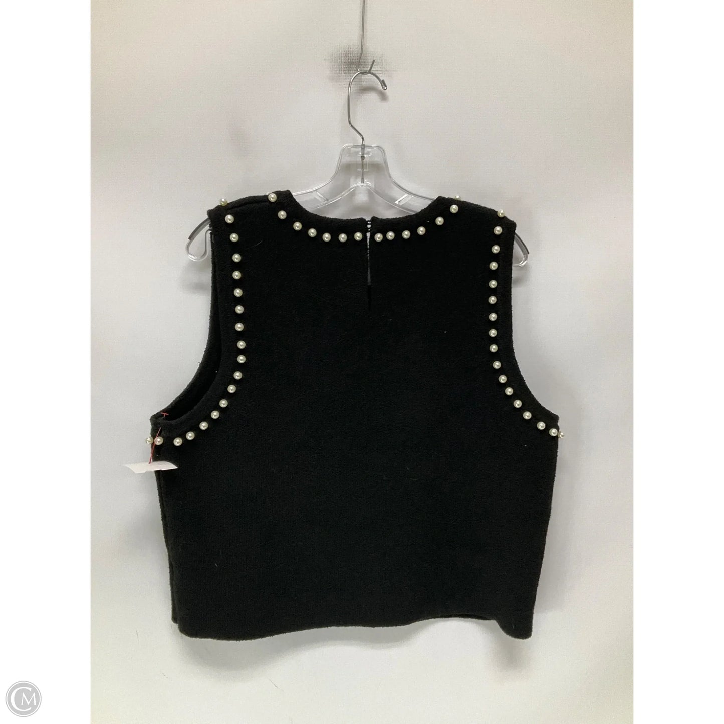 Sweater Short Sleeve By Anthropologie In Black, Size: Xl