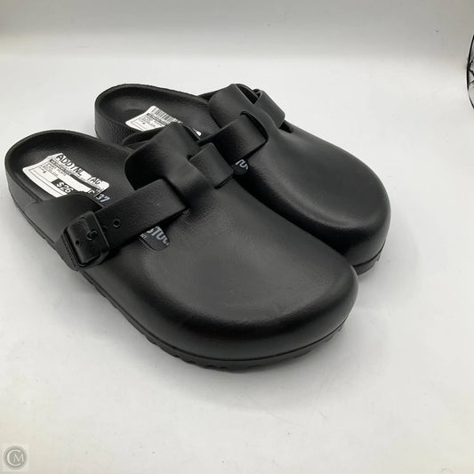 Shoes Flats By Birkenstock In Black, Size: 6