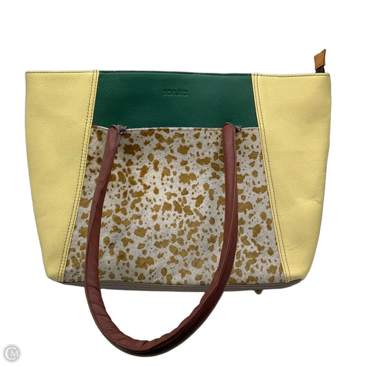 Tote Leather By Cmc, Size: Medium
