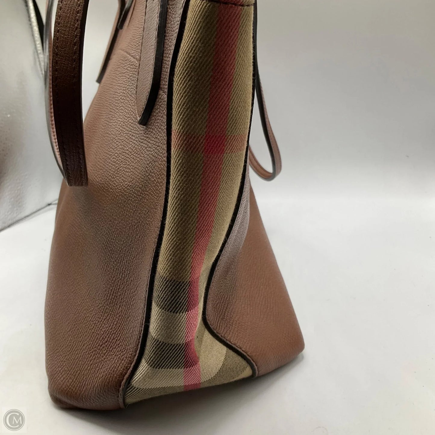 Tote Luxury Designer By Burberry, Size: Medium