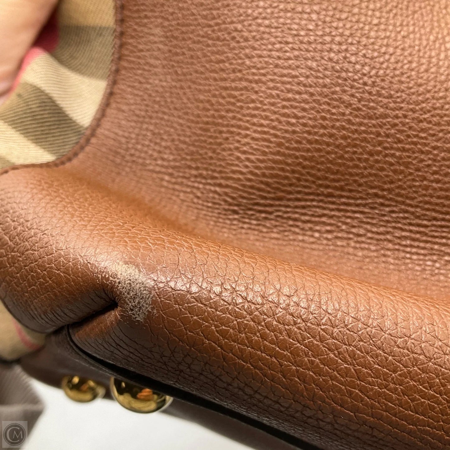 Tote Luxury Designer By Burberry, Size: Medium